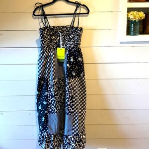 Sandy Liang dress polka dot floral gingham